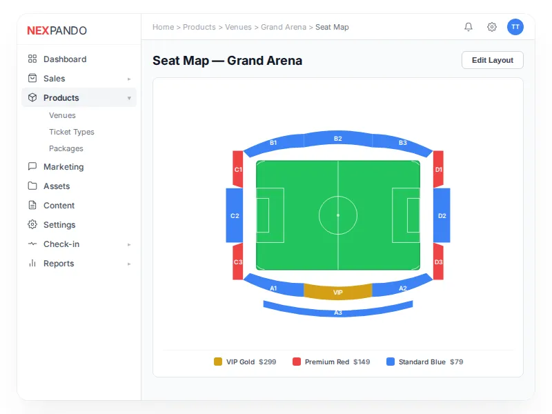 Seat Management Interface